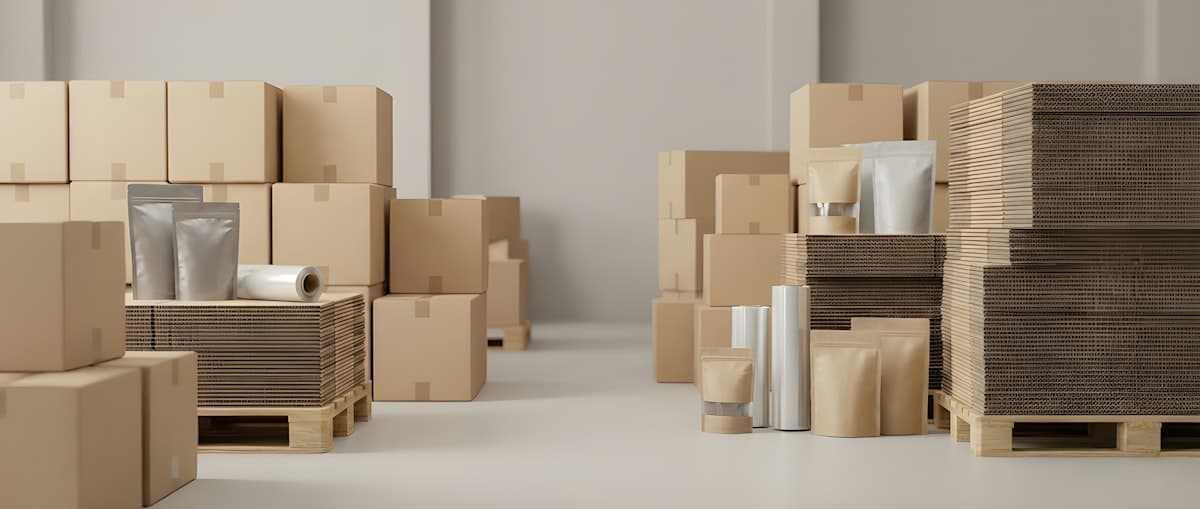 Packages prepared for international shipment